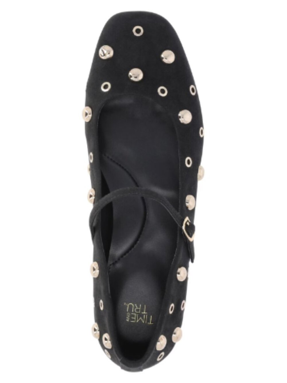 Time and Tru Women's Studded Mary Jane Flats